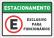 Placa Estacionamento Exclusivo